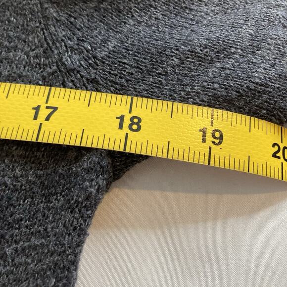 Eileen Fisher Women's Gray 100% Cotton Open Front Cardigan Est. Size L Lagenlook - Picture 4 of 9